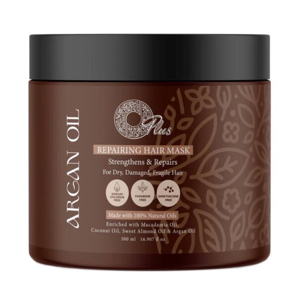 oplus hair mask with argan and 100% natural oils